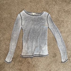 Grey light weight long sleeve